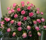 My Lady Fair Casket Spray from local Myrtle Beach florist, Bright & Beautiful Flowers