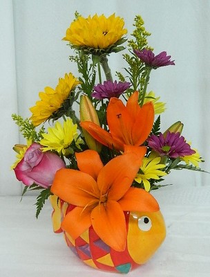 Bright And Beautiful Flowers Flower In Myrtle Beach A Fish Tale From Local Myrtle Beach Florist Bright Beautiful Flowers Click Here For Larger Image