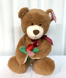 Love is in the Bear from local Myrtle Beach florist, Bright & Beautiful Flowers