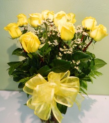 Sunny Roses from local Myrtle Beach florist, Bright & Beautiful Flowers