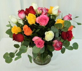 The Colors of Our Love from local Myrtle Beach florist, Bright & Beautiful Flowers