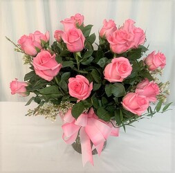 Precious Pink-2 Dozen from local Myrtle Beach florist, Bright & Beautiful Flowers