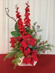 Holiday Elegance *Silk Botanicals* from local Myrtle Beach florist, Bright & Beautiful Flowers
