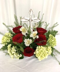 Lift High the Cross from local Myrtle Beach florist, Bright & Beautiful Flowers