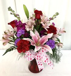 Love Struck from local Myrtle Beach florist, Bright & Beautiful Flowers