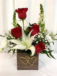 Two Hearts, One Soul from local Myrtle Beach florist, Bright & Beautiful Flowers