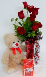 Hugs and Kisses from local Myrtle Beach florist, Bright & Beautiful Flowers