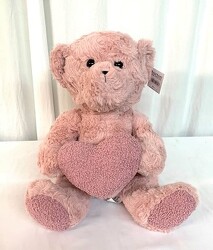 Blush Plush Bear from local Myrtle Beach florist, Bright & Beautiful Flowers